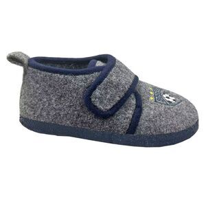Sleepers Childrens/Kids League Slippers / Dark Grey